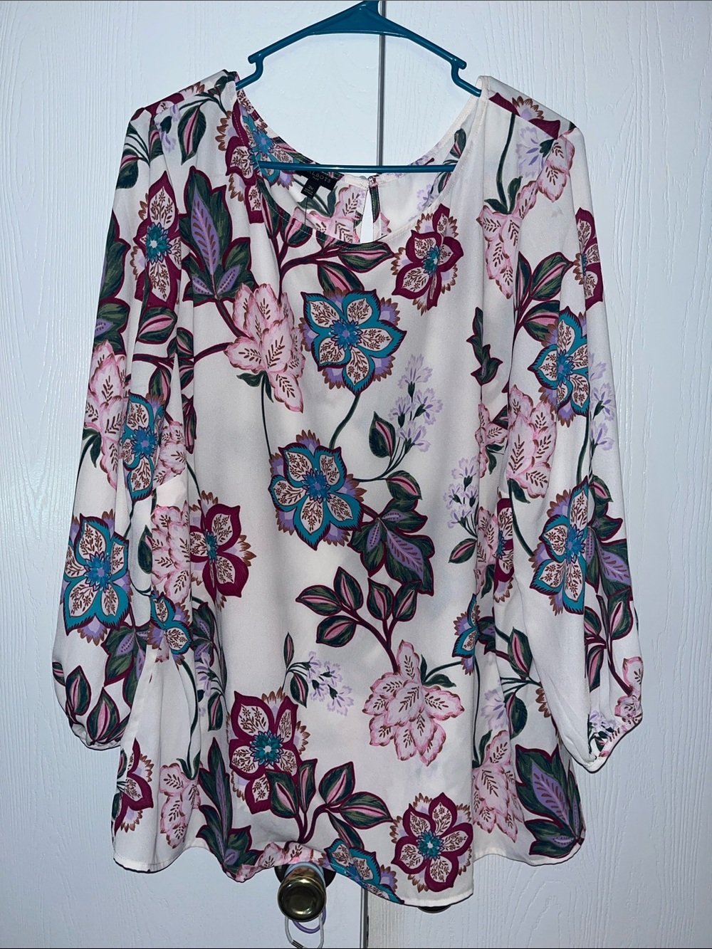 Talbots Floral Blouse